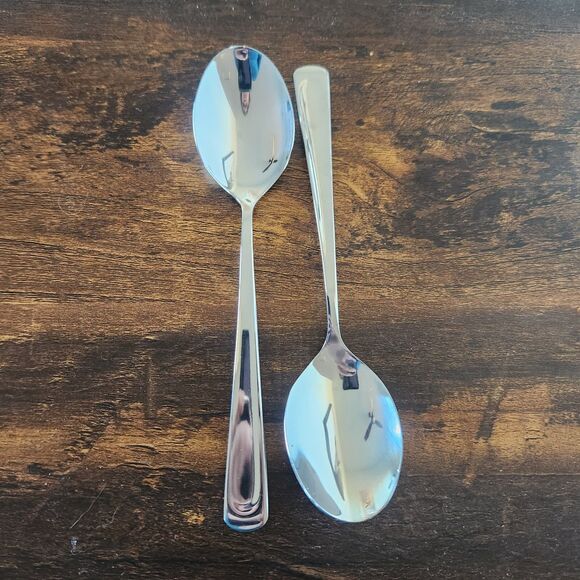 Set 4 JA Henckels Intl Tablespoon Soup Spoons Silverware Silvano 18/10 Flatware - Picture 8 of 10